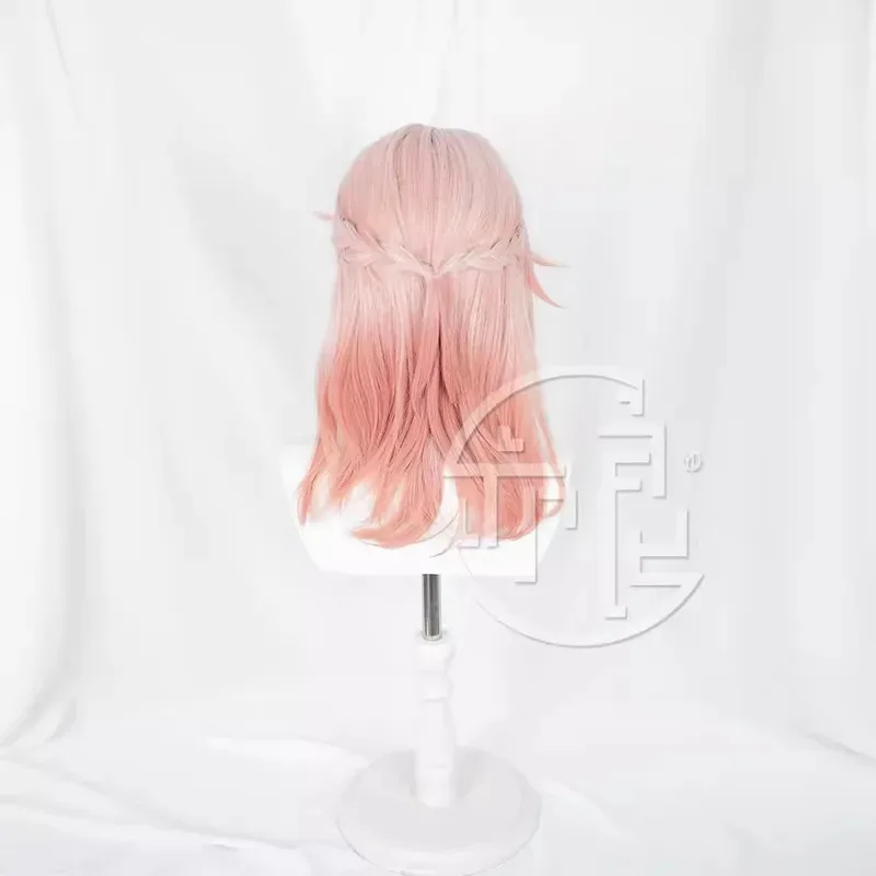 Jiaoqiu Cosplay Wig Ears Headwear Honkai Star Rail 45CM Long Hair  Women Men Halloween Outfit Role Play Prop
