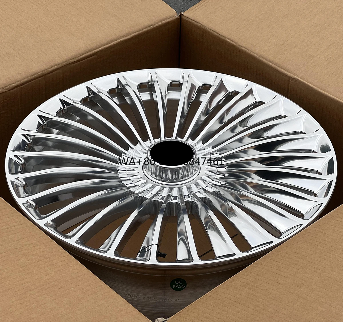 17 18 19 20 بوصة متعددة المتحدث سيارة الركاب مزورة عجلة جانت الحافات لمرسيدس EQS EC AMG GLB GLC GLE GLS عجلات مزورة مصقولة #1