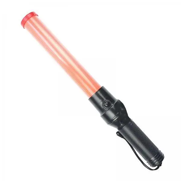 LED Traffic Control Stick Wrist Strap Lanyard Safety Warning Light Bar Flashing Night Road Indicator for Car Parking