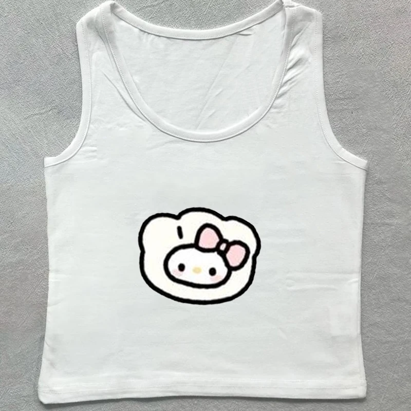 

Retro Printed Short Sleeved Spicy Girl Summer New Style Niche Design Sense Y2K Print And Chic Short T-shirt Slimming Ins Top