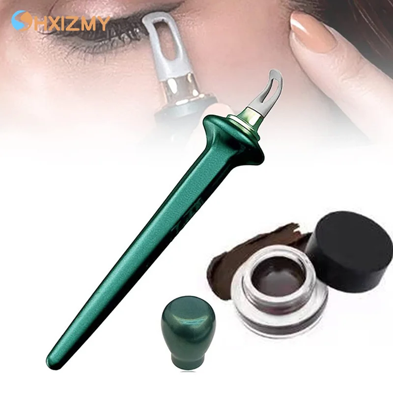 Portable Eyeliner Guide Tools Easy No-Skip Eyeliner Gel Reusable Silicone Eyes Make Up Brush for Shaky Hands Eyeliner Beauty New