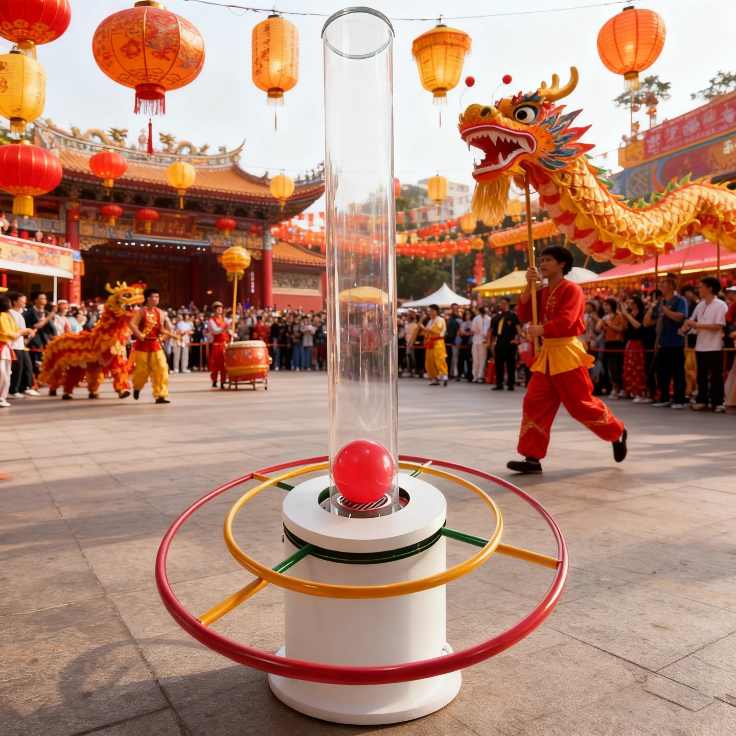 Spinning Fountain Ball Up Spinning Water Spray Interactive Games Activities Props Science Exhibitions Science Games Interactive
