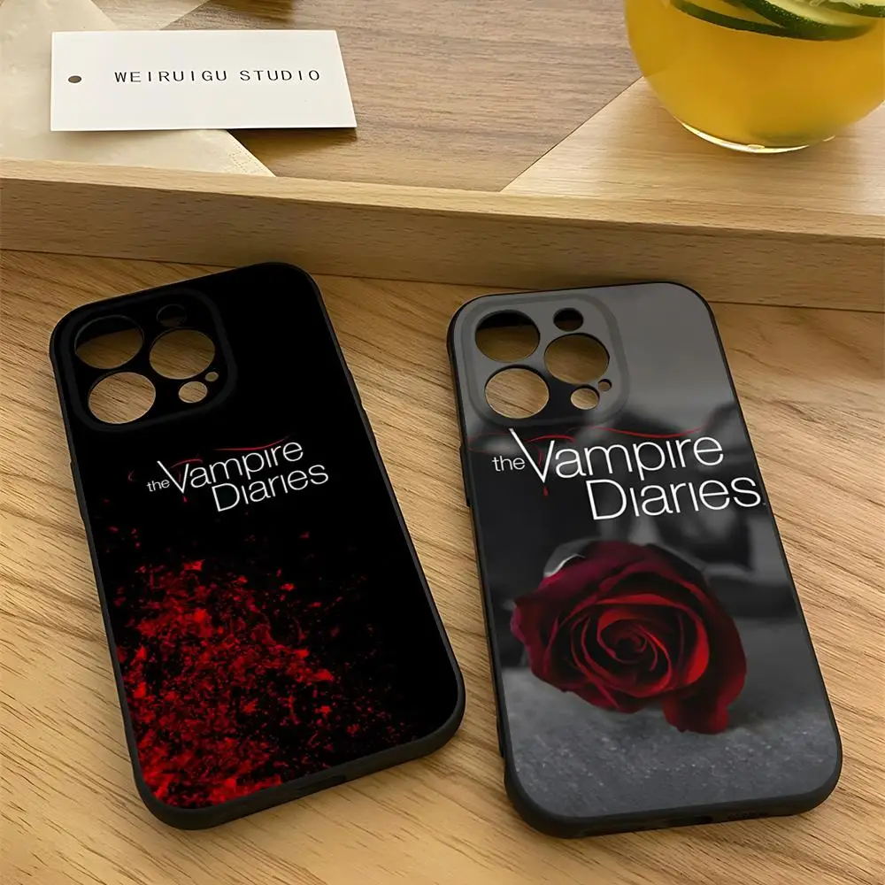 The Vampire Diaries Phone Case for 15 Pro Max iphone 14 Pro Max 12 13 Mini 11 Xr X Xs 8 7 Plus Silicone Back Cover