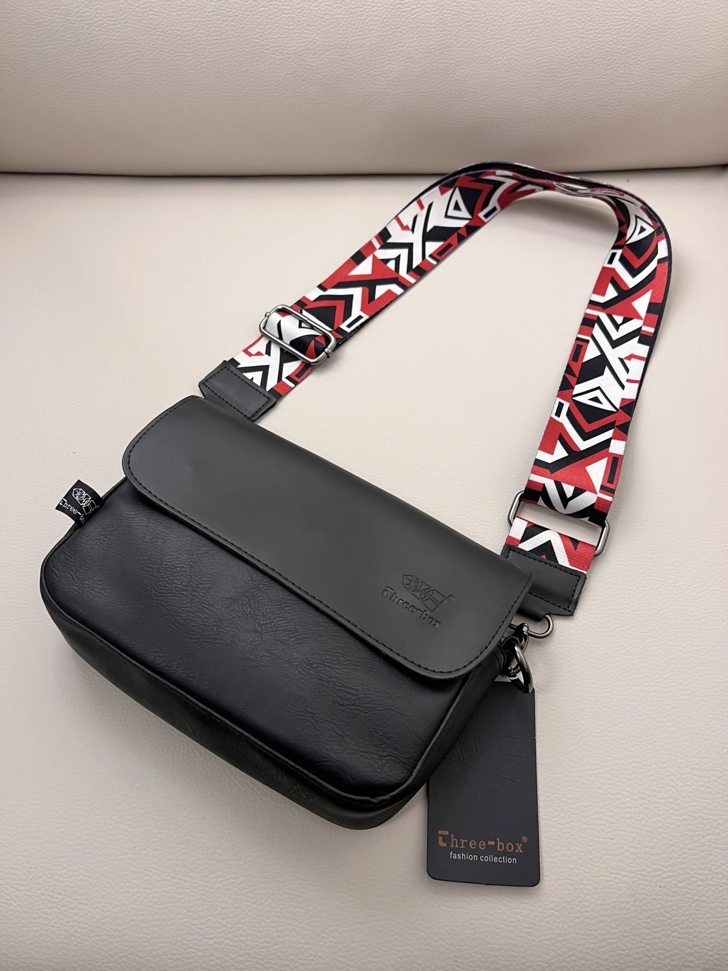 

Tee-Box Casual ex Crossbody Bag Single oulder Bag Street Sle mat Bla Small Bag for Commuting And Leisure