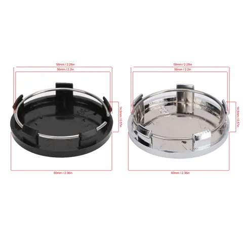 4 पीस 60 मिमी कार व्हील सेंटर हब कैप आयरन रिंग के साथ स्टाइलिश व्हील टायर सेंटर रिम हब कवर यूनिवर्सल वाहन के लिए नया 10 best sales बीएमडब्ल्यू व्हील कैप - №3