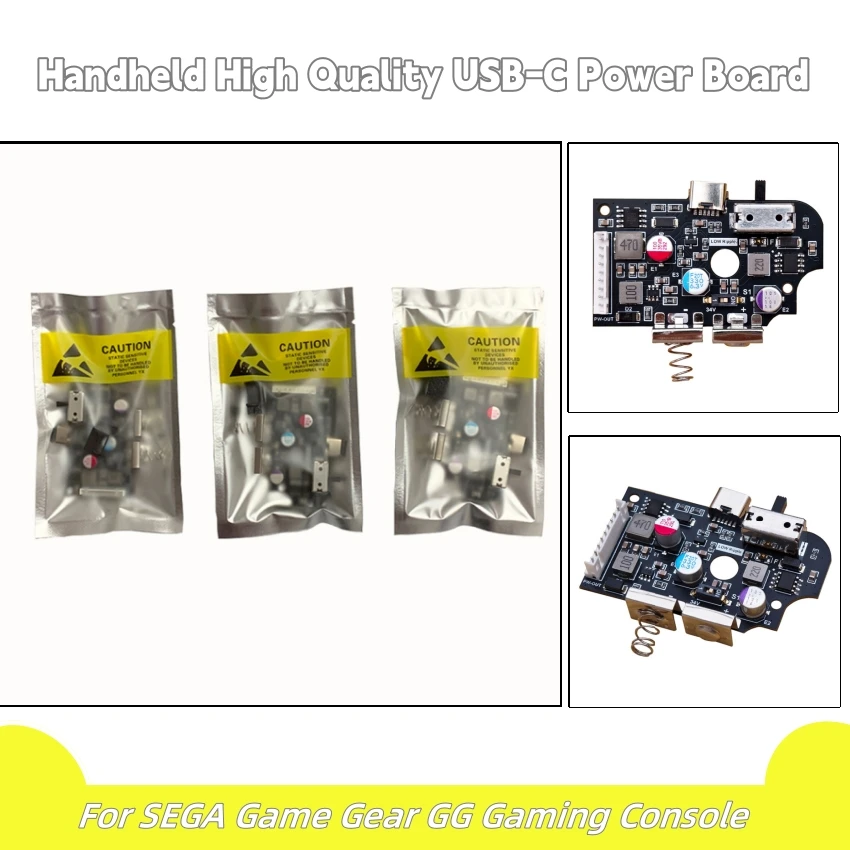 

For SEGA Game Gear GG Gaming Console Handheld High Quality USB-C Power Board Accessories