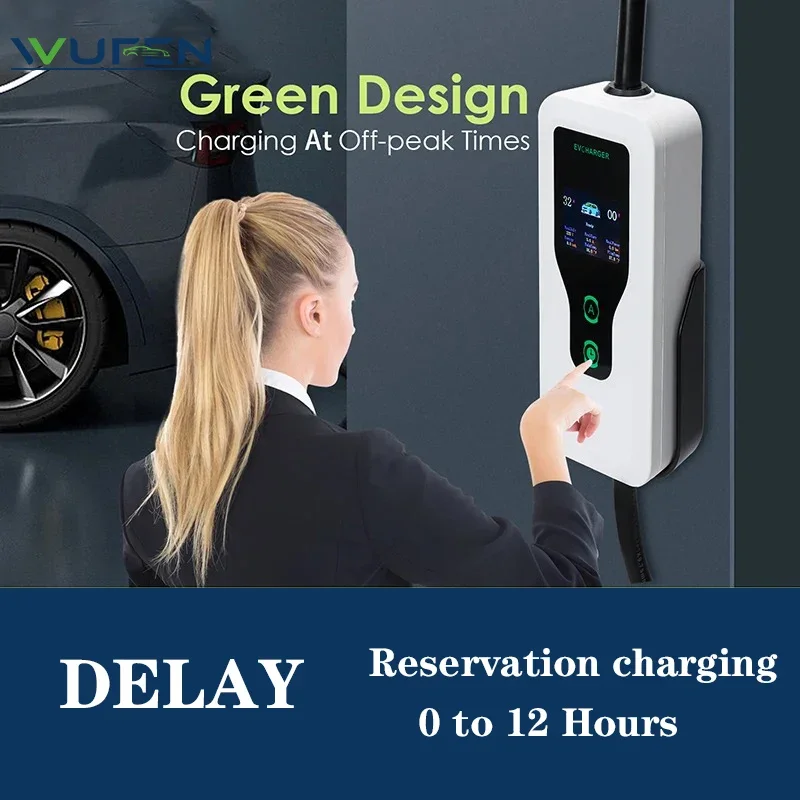 WUFEN Electric Car Charger Type 2 32A 16A Charger Type 1 EV Charger Portable Electric Vehicle Charging Cable GBT for Tesla BYD