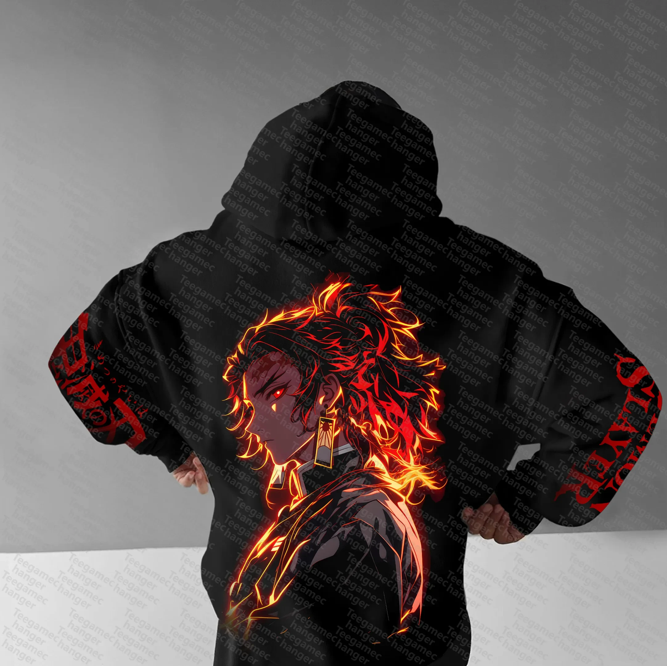 

Demon Slayer осень и зима японская горячая кровь анимация классическая толстовка с капюшоном для мужчин и женщин повседневная и удобная