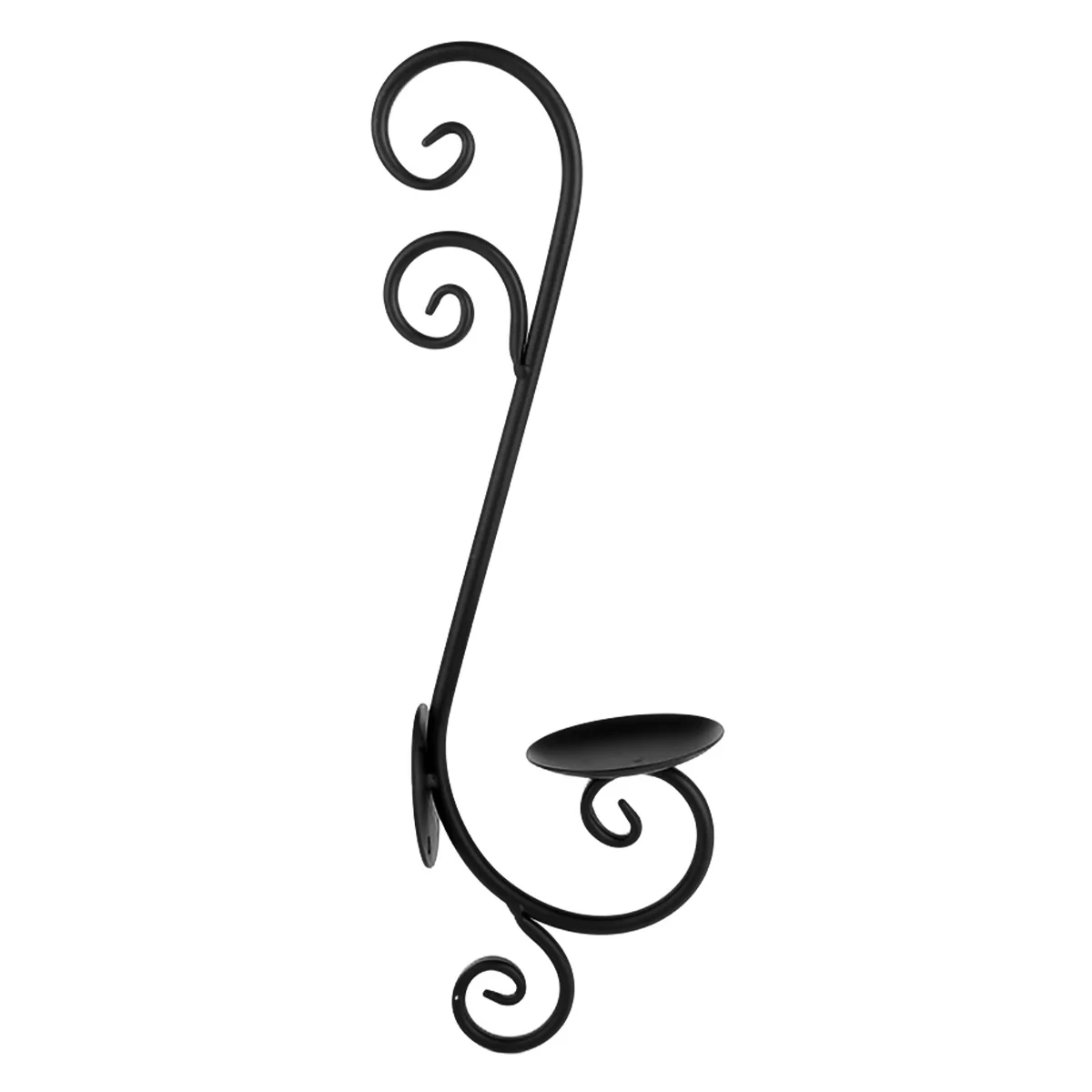 1Pcs Wall Hanging Candlestick European Style Iron Holder Decorative Home Wedding Party Xmas Decor Hanging Candlestick