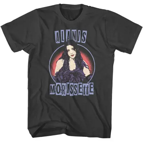 Alanis Morissette Threshold Circle Smoke Adult T-Shirt