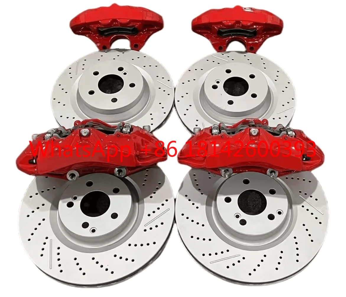 8N 6 Pistons Racing Big Brake Caliper Kit Custom Painted Rear 4 Piston Brake Set for Mid-size Luxury SUV
