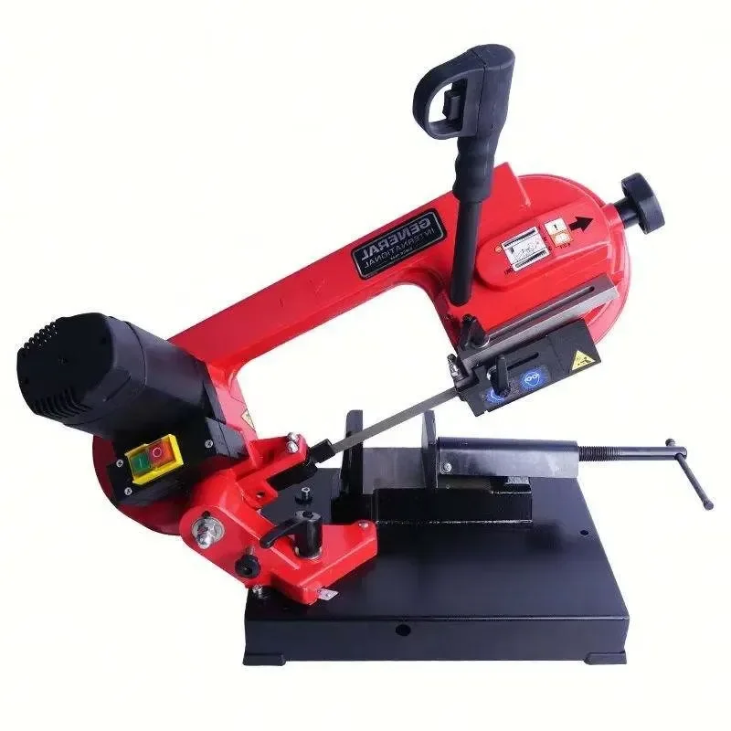 Semi-Automatic Woodworking Machinery Portable 220V Wood Cutting Machine Wood Sawing Machine Wood Metal Cutting Band Saw