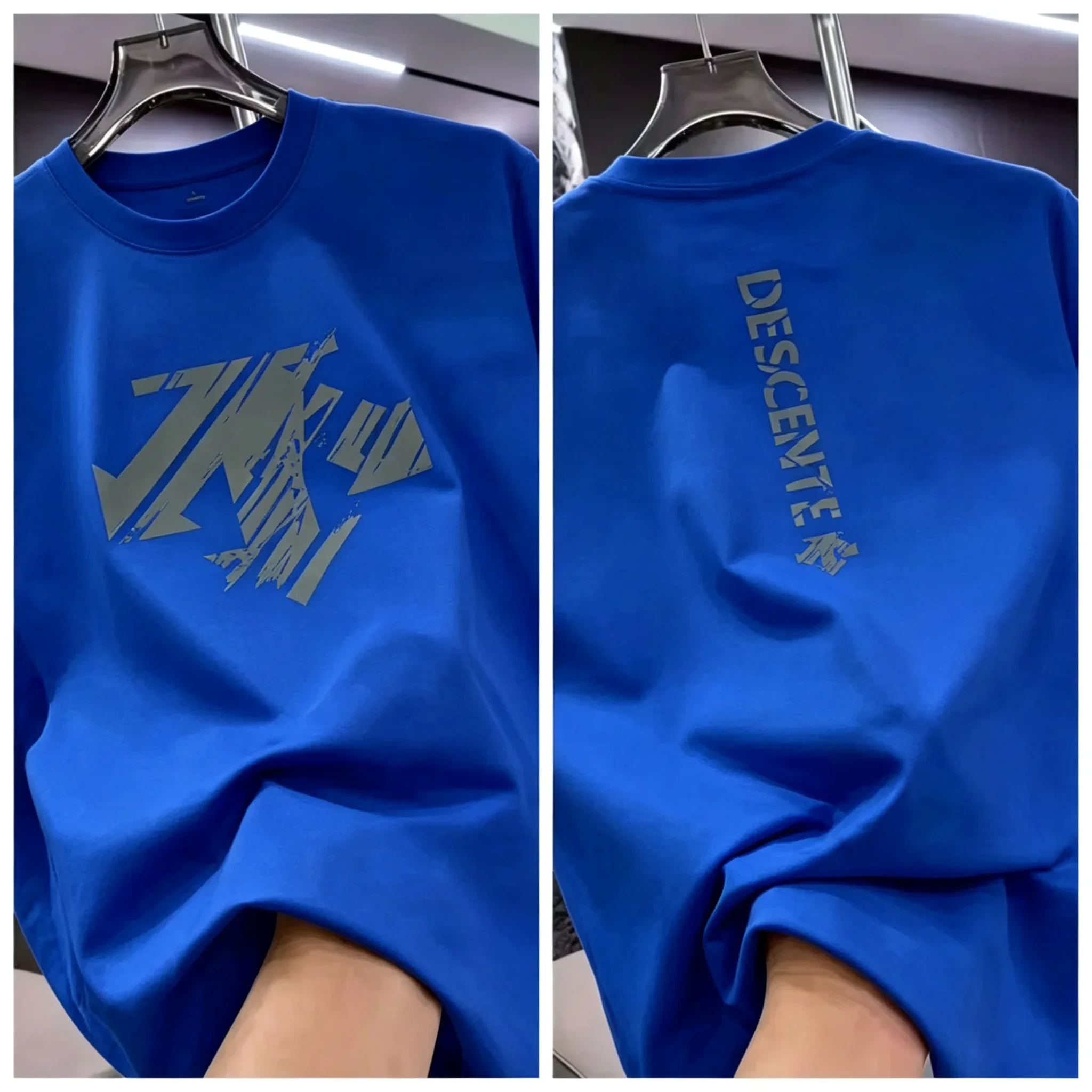 2026 Sommer 100% Baumwolle Herren Rundhals-T-Shirt mit Aufdruck, Modische Streetwear, Lässige Vielseitige Kurzarm-Shirts, Alltagstop für Männer – Detail 10