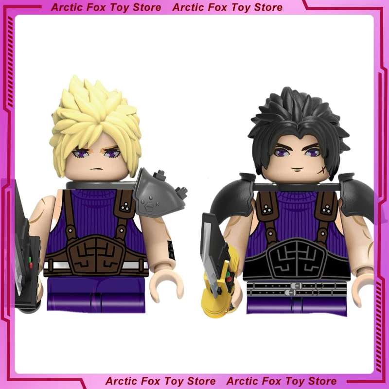 

5 см новая игровая фигурка Zack Fair Cloud Strife периферийная модель собранные строительные блоки настольные украшения детские подарки на день рождения игрушки