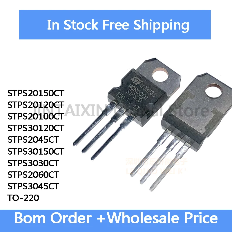 10PCS/LOT TO-220 STPS20150CT STPS2545CT STPS2060CT STPS3030CT STPS3045CT STPS20100CT STPS20120CT STPS30150CT STPS30120CT
