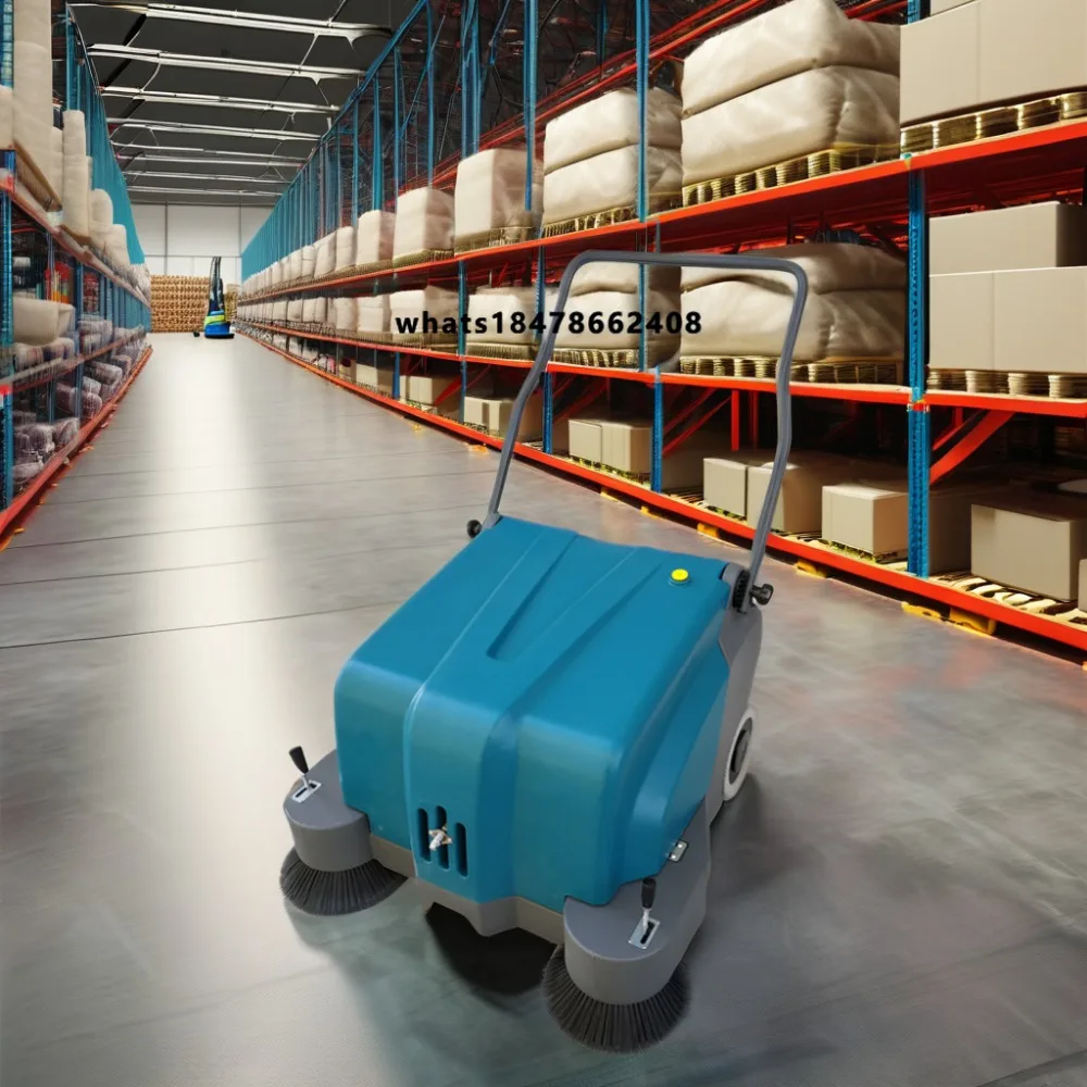 Customizable Color Electric Walk-Behind Floor Sweeper with 48v Customizable Brush Motor New Condition Plastic Road Sweeper
