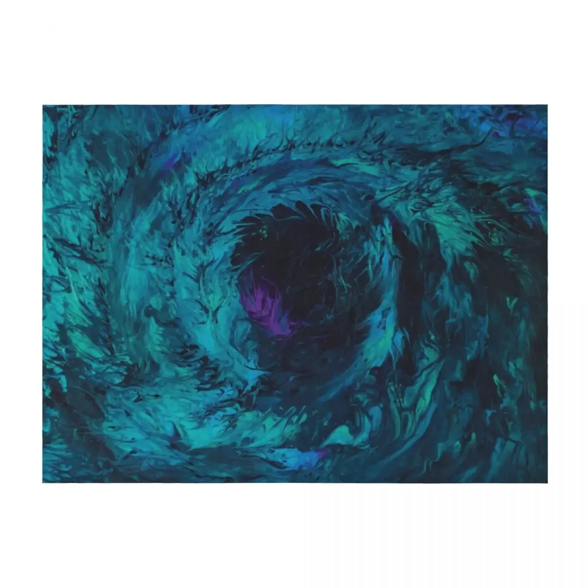 

Into the Abyss painted by Flailing Frog Throw Blanket Comforter christmas decoration Thermal Bed linens Blankets