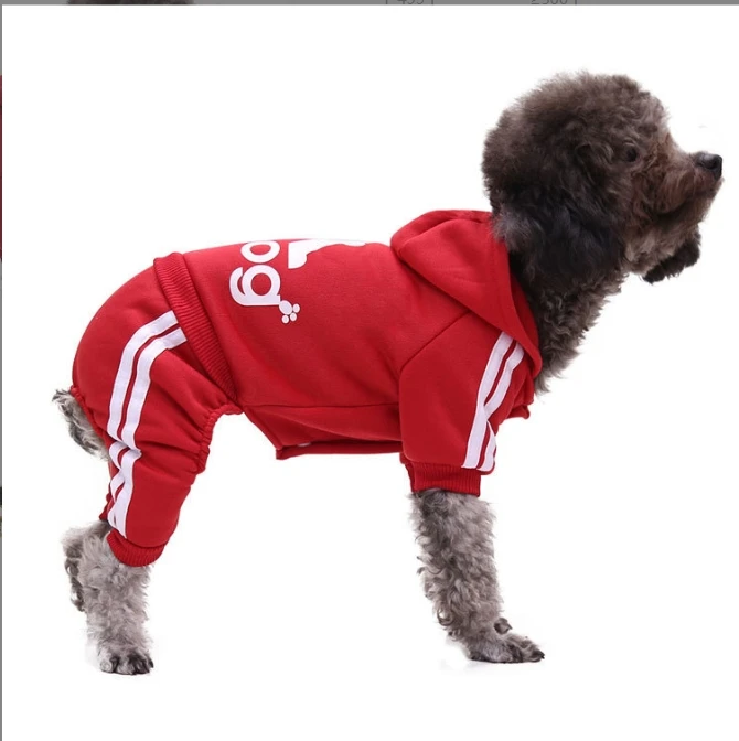 A variety of dog clothes four-foot hoodie button pet clothes pet supplies cat clothes new autumn and winter