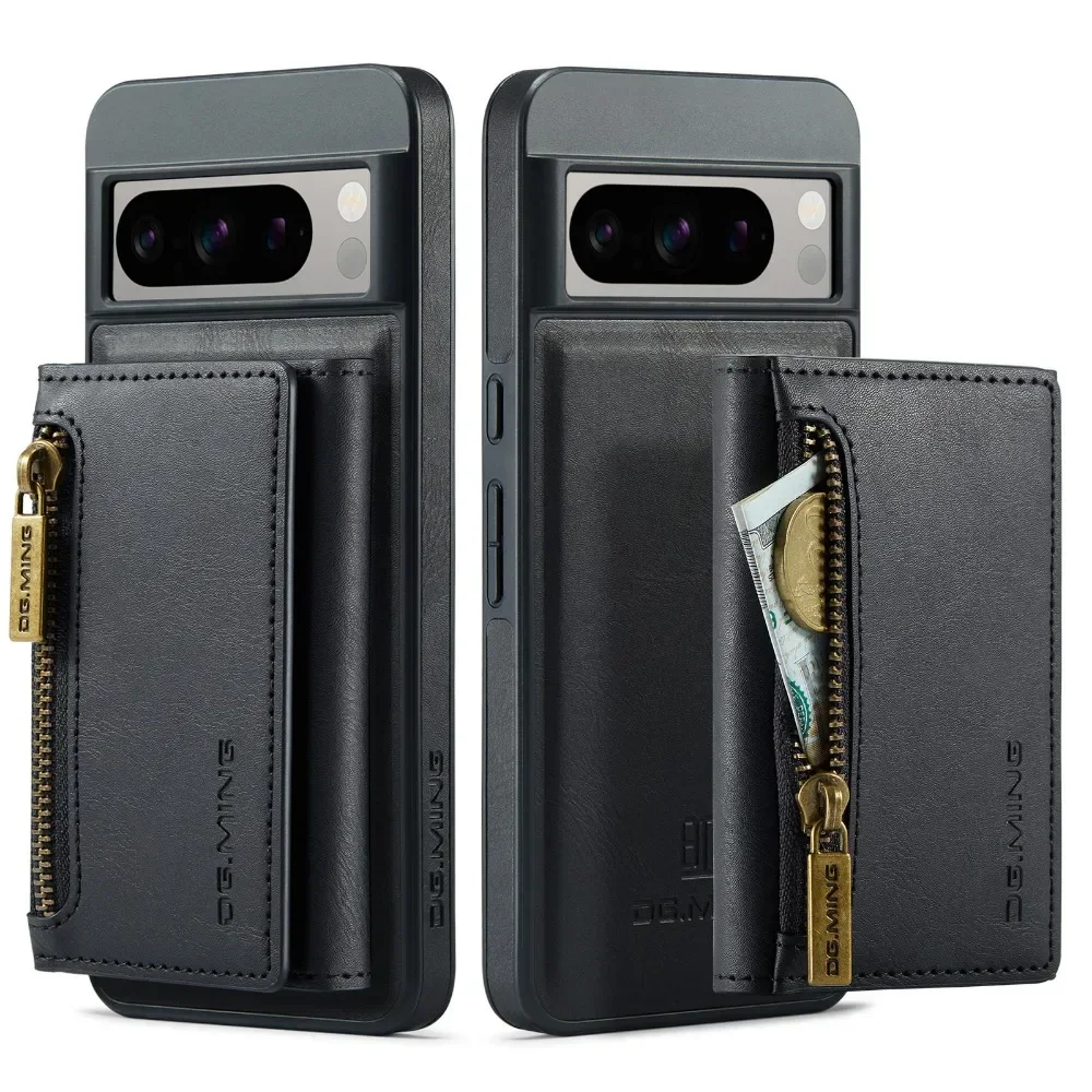 

2 в 1, съемный магнитный кожаный кошелек для Googe Pixel 8 Pro 8Pro Pixel8Pro