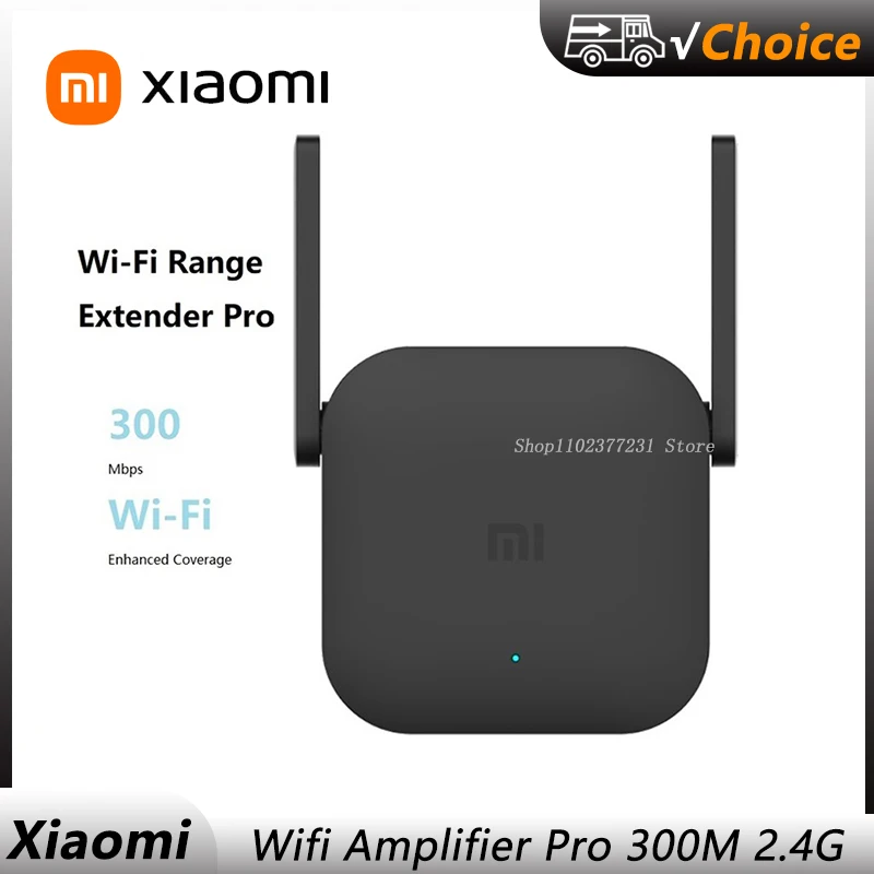 Originele Xiaomi Wifi Versterker Pro 300M 2.4G Repeater Netwerk Expander Bereikvergroter Roteader Mi Draadloze Wi-Fi Router