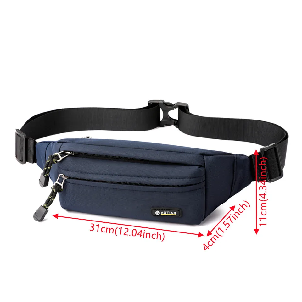 Fashion Men Waist Packs Travel Waist Packs Crossbody Bag Male Wallet Crossbody Bag Sling Bag