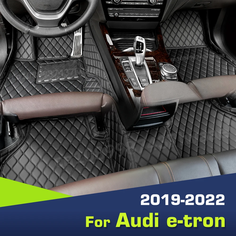 

Автомобильные коврики для Audi e-tron 2019 2020 2021 2022, индивидуальные автомобильные подкладки для ног, интерьерные аксессуары