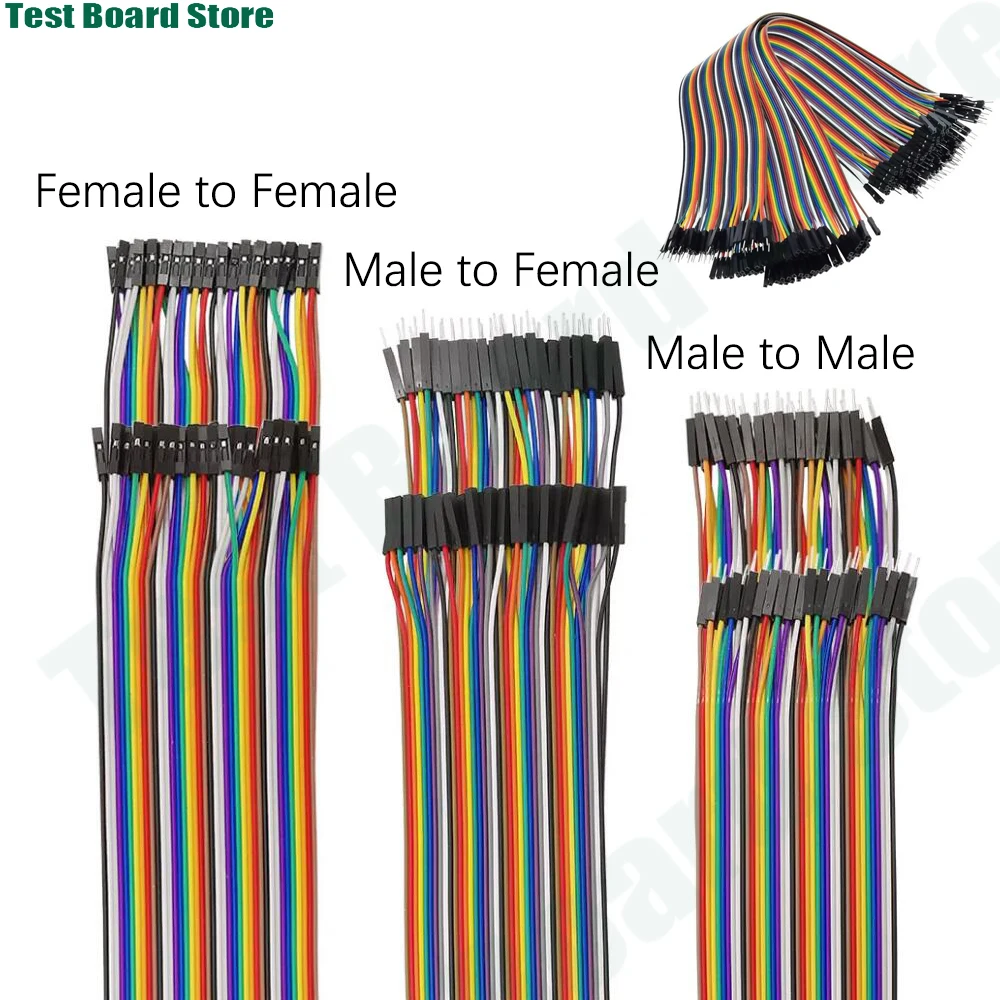 

40 Pin Dupont Line 10cm/15cm/20cm/30cm Male to Male+Female to Male+Female to Female Jumper Wire Dupont Cable for Arduino DIY kit