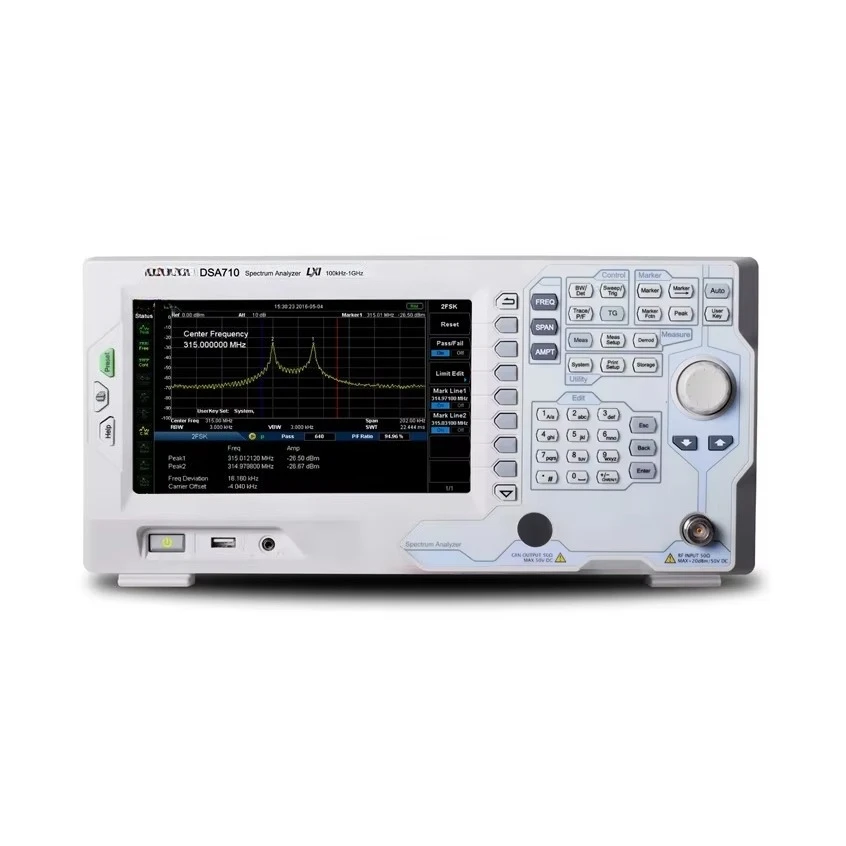 DSA710 Digital Spectrum Analyzer 100kHz~1GHz 8'' Color Display