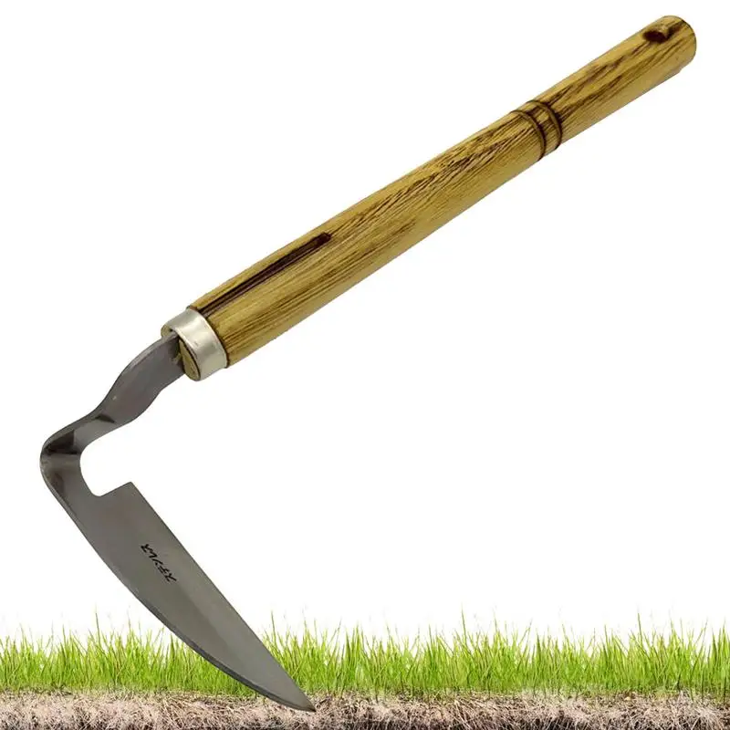 Imagem -02 - Foice Garden Tool Escavação e Corte Removedor de Ervas Daninhas Cortador de Grama Garden Scythe Ferramenta para Soltar o Cultivo