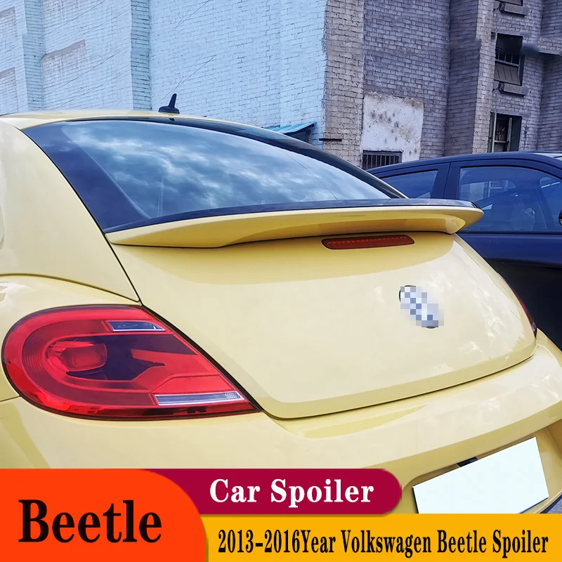 

For Volkswagen VW Beetle 2013 2014 2015 2016 Car ABS Plastic Unpainted Primer Color Rear Wing Trunk Lip Spoiler Decoration Kit