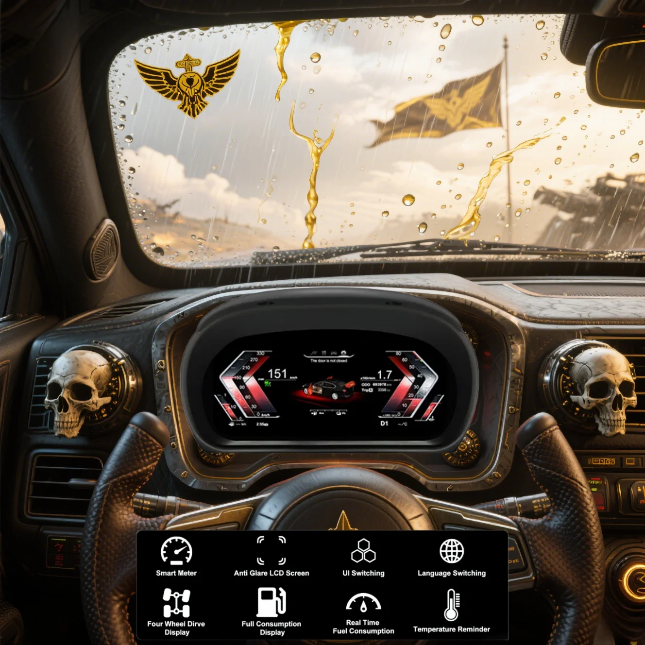 10Inch Lcd Dashboar… - image