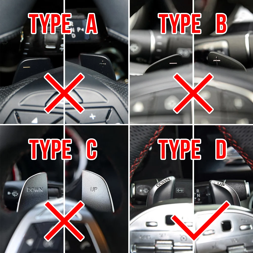 Kierownica samochodu Shifter wiosła dla Mercedes Benz AMG GLA45 SL63 A45 C63 E63 S65 CLS6 W205 W213 W222