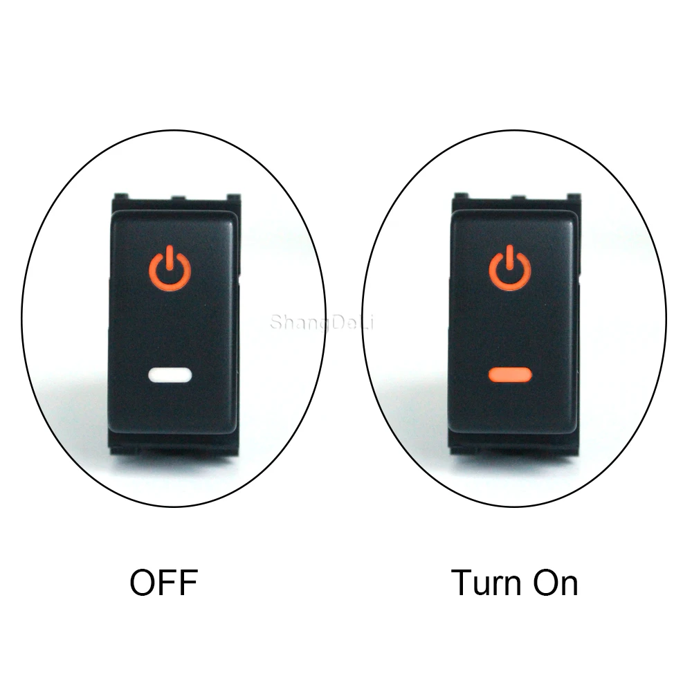 سيارة مصباح ليد الجبهة الضباب مفتاح الإضاءة الخلفية الضباب مصباح دفع زر مع سلك لنيسان قاشقاي تيدا X-TRAIL باترول Y62 2008 - 2015 #2