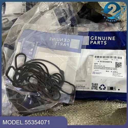 Imagen 2 del producto Juego de sellos de junta de enfriador de aceite, 10 juegos, apto para Chevrolet Cruze 1.6L 1.8L Sonic Astra Vauxhall Astra Insignia Zafira OEM # 55354071