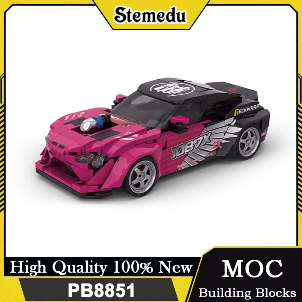 

PB8851 Спортивный купе Строительные блоки MOC PB8852 Высокотехнологичные гоночные автомобили Модель Кирпичи Комплект Идеи Коллекция игрушек DIY Подарок Дети Мальчик