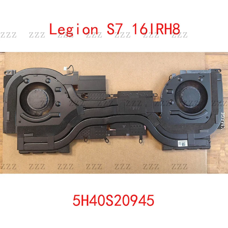 ZZ For Lenovo Legion S7 16IRH8 Portable Computer CPU/GPU Cooling Radiator Fan 5H40S20945