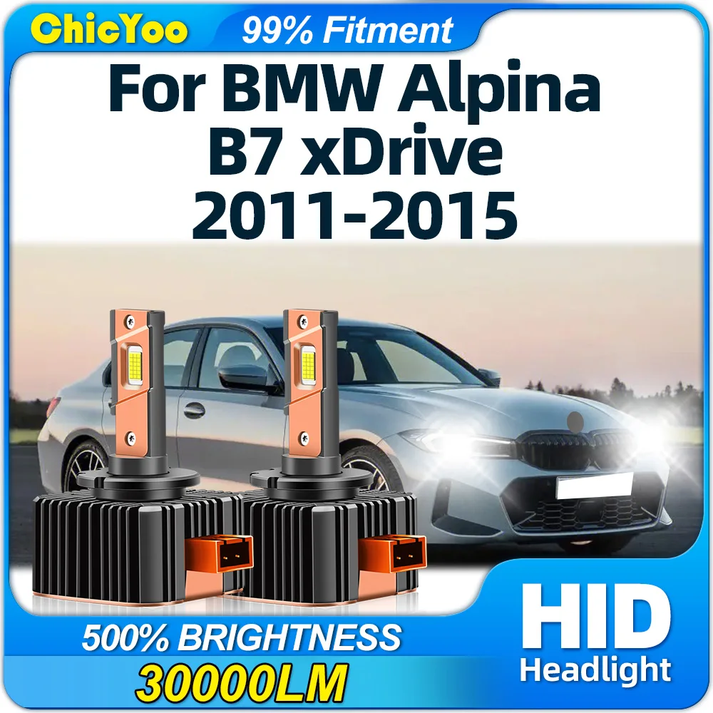 

D1S 1:1 LED Headlights 30000LM HID Xenon Lights Bulbs 12V 6000K White For BMW Alpina B7 xDrive 2011 2012 2013 2014 2015