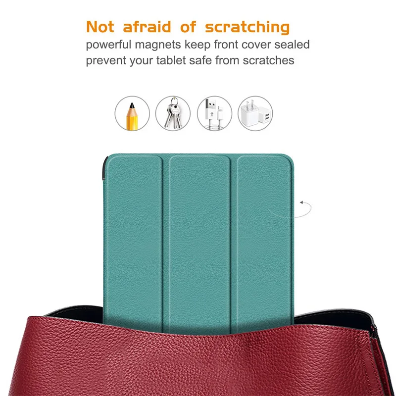 Für Samsung Galaxy Tab S10 FE Plus S9 FE Hülle Dreifach Faltbarer Ständer Mehrfarbige Stoßfeste Tablet-Schutzhülle – Detail 4