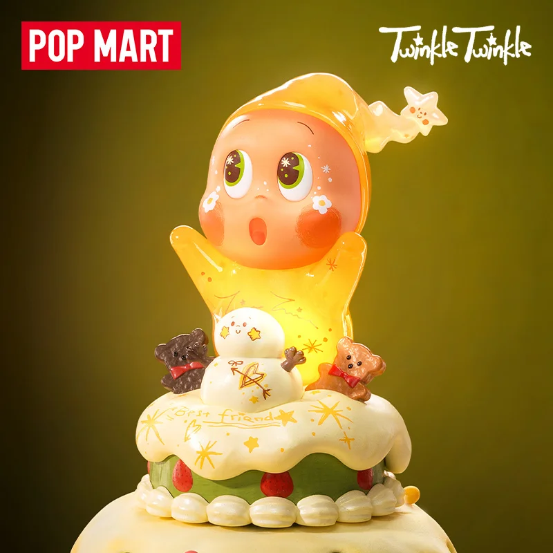 

Новый оригинальный Popmart Twinkle Twinkle Savor The Moment Series, слепая коробка ручной работы, игрушка, милый орнамент, загадочная коробка, подарки для девочек