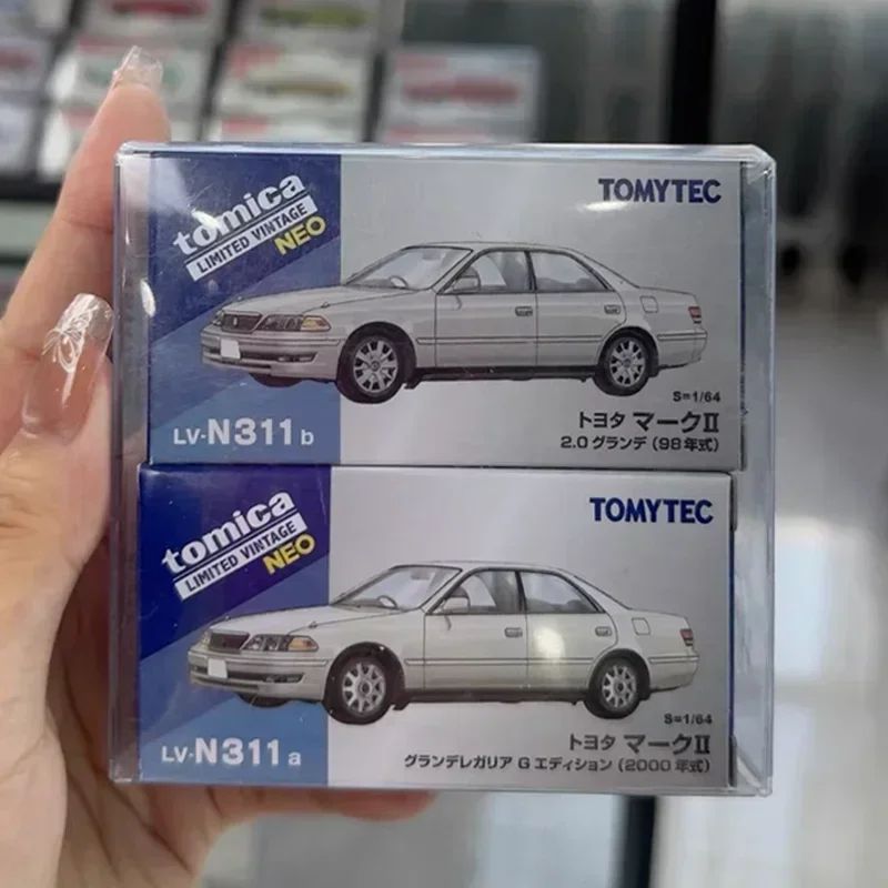 TAKARA TOMY TOMYTEC Tomica 1/64 TLV-N311a（white）TLV-N311b（silvery）Toyota MARK II Alloy Toys Motor Diecast Metal Model Gifts