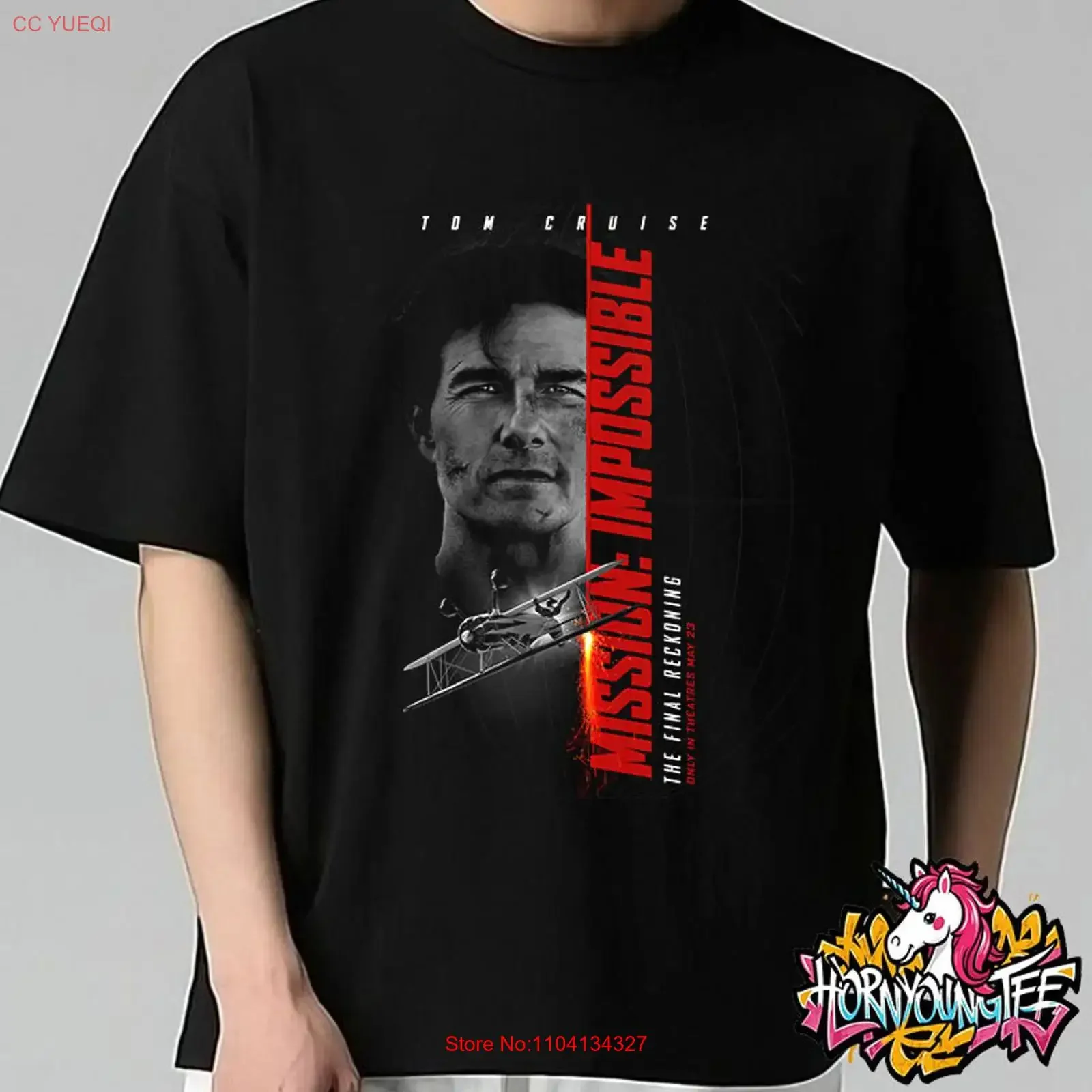 Tom Cruise Mission Impossible The Final Reckoning On May 23 2025 T Shirt vintage Washed homme Soft Casual Stylish graphic