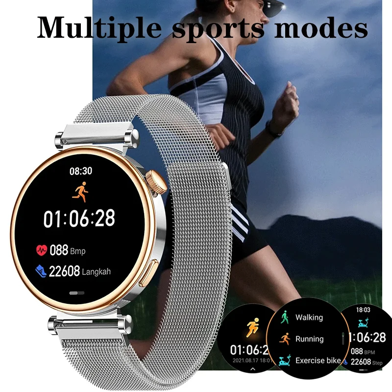 Xiaomi Mijia NFC Smart Watch Women Voice Assistant Bluetooth Call Sport Fitness Tracker Heart Rate Monitor Waterproof SmartWatch