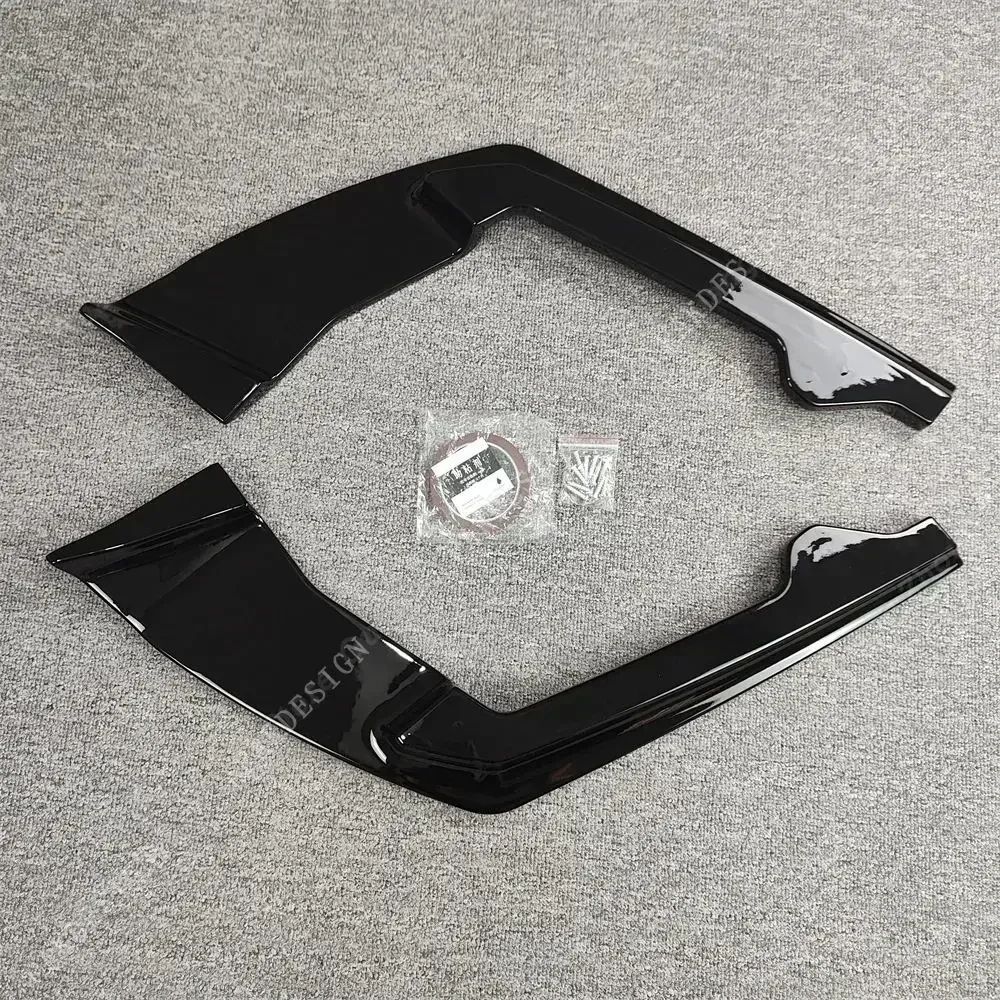 ABS Rear Bumper Diffuser Side Splitter Air Vent Outlet Cover for BMW 5 Series G30 LCI 530i 530d 540i 540d M Pack 2017-2020Tuning