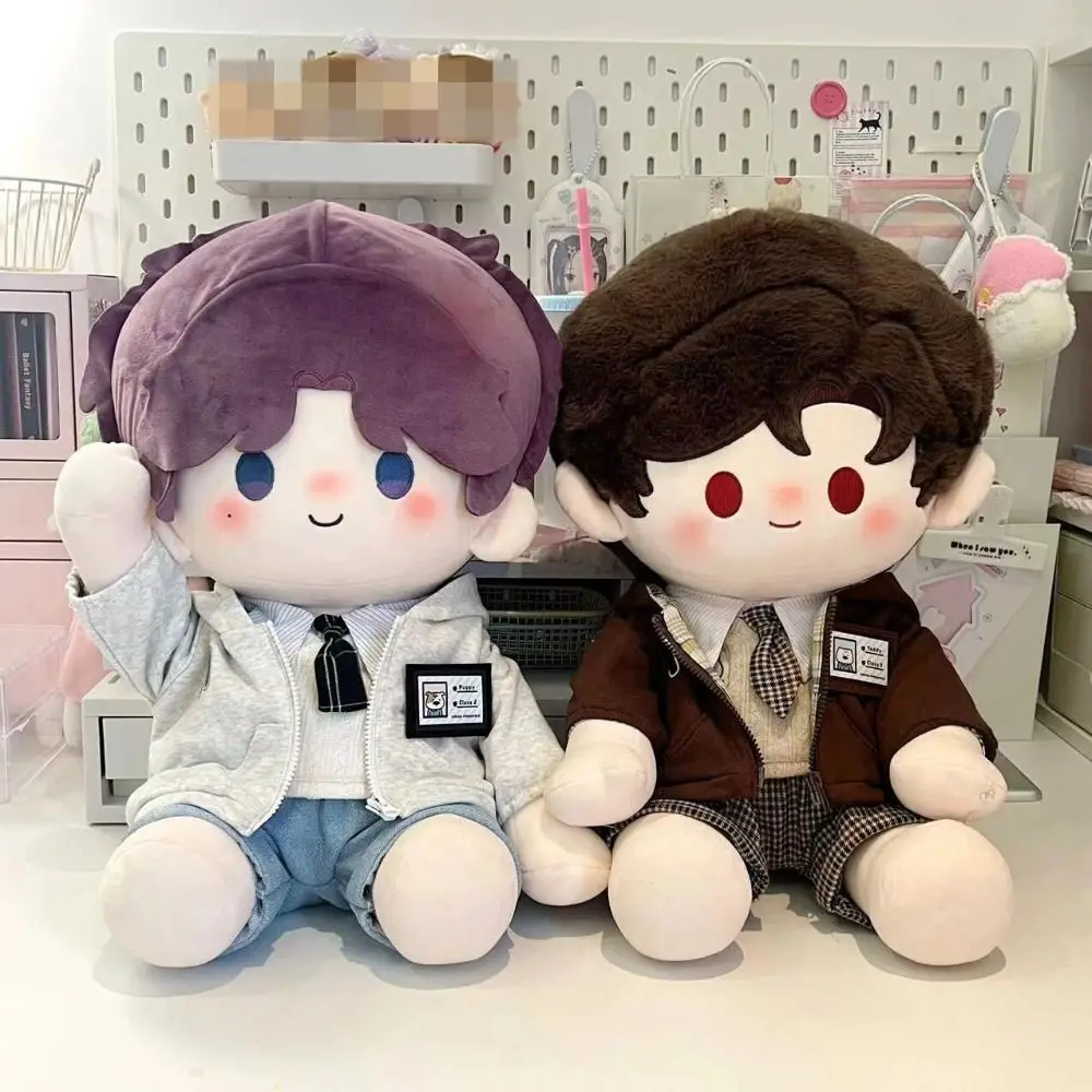 Stuffed Doll Changing Dressing Game Fans Gift Toys 40cm Cotton Doll Clothes Cool High-Quality Shirt Tie Vest Pants Hoodie Suit