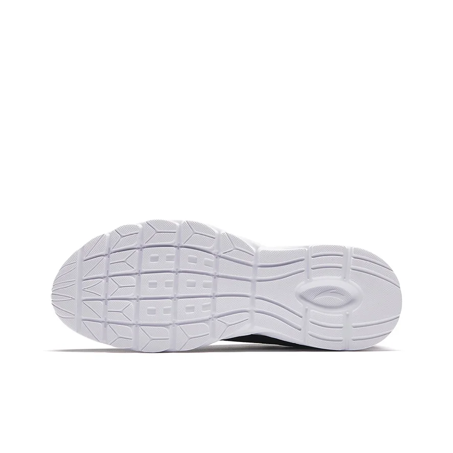 Anta Running Collection Mesh, Synthetic Leather Cushioning Abrasion Resistant Breathable Low top Casual Running Shoes 91915581-3