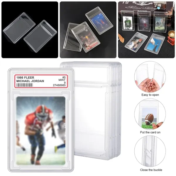 

Premium Protective Case for PSA-Style Slab Cards – Ideal Storage Solution for Trading Card Enthusiasts