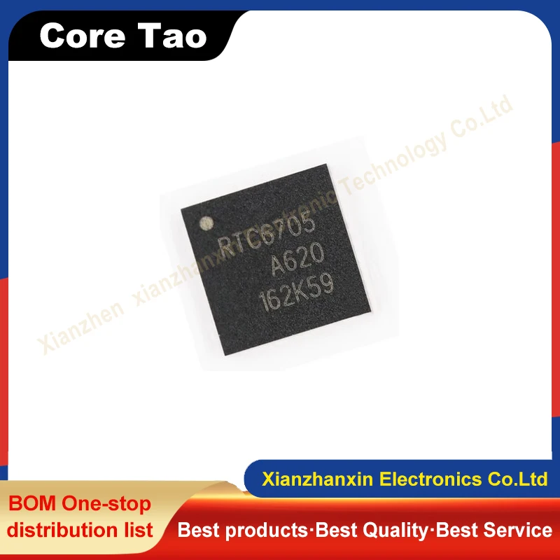 1pcs/lot RTC6705 RTC6705A QFN40 Wireless analog video transmission chip