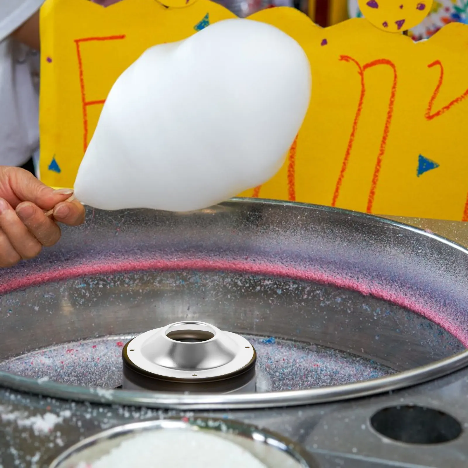 High Quality Stainless Steel Cotton Candy Machine Cover Protective Cover for Cotton Candy Maker Parts