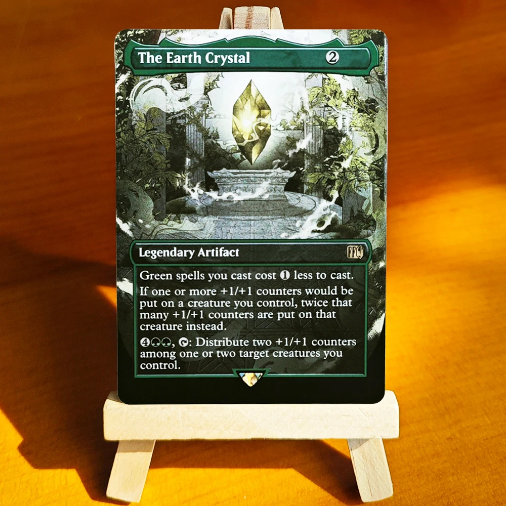 TCG Rare Exclusive Magical Game Holo Cards-The Fire/Darkness/Water/Wind/Earth Crystal