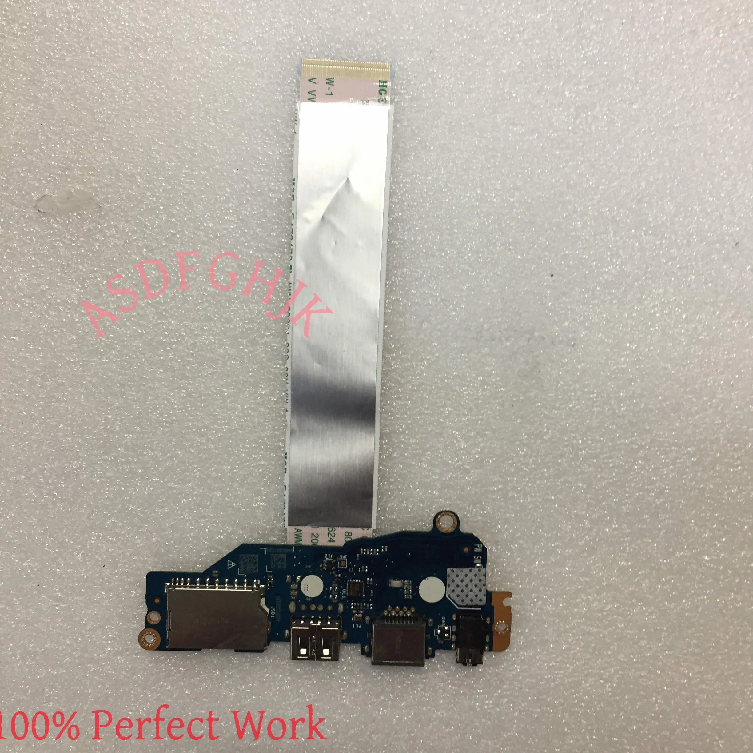 For  Dell Vostro 3510 3511 3515 3520 3525 USB Audio RJ45 SD Card Reader Board With Cable LS-L242P GDM5A Accessory
